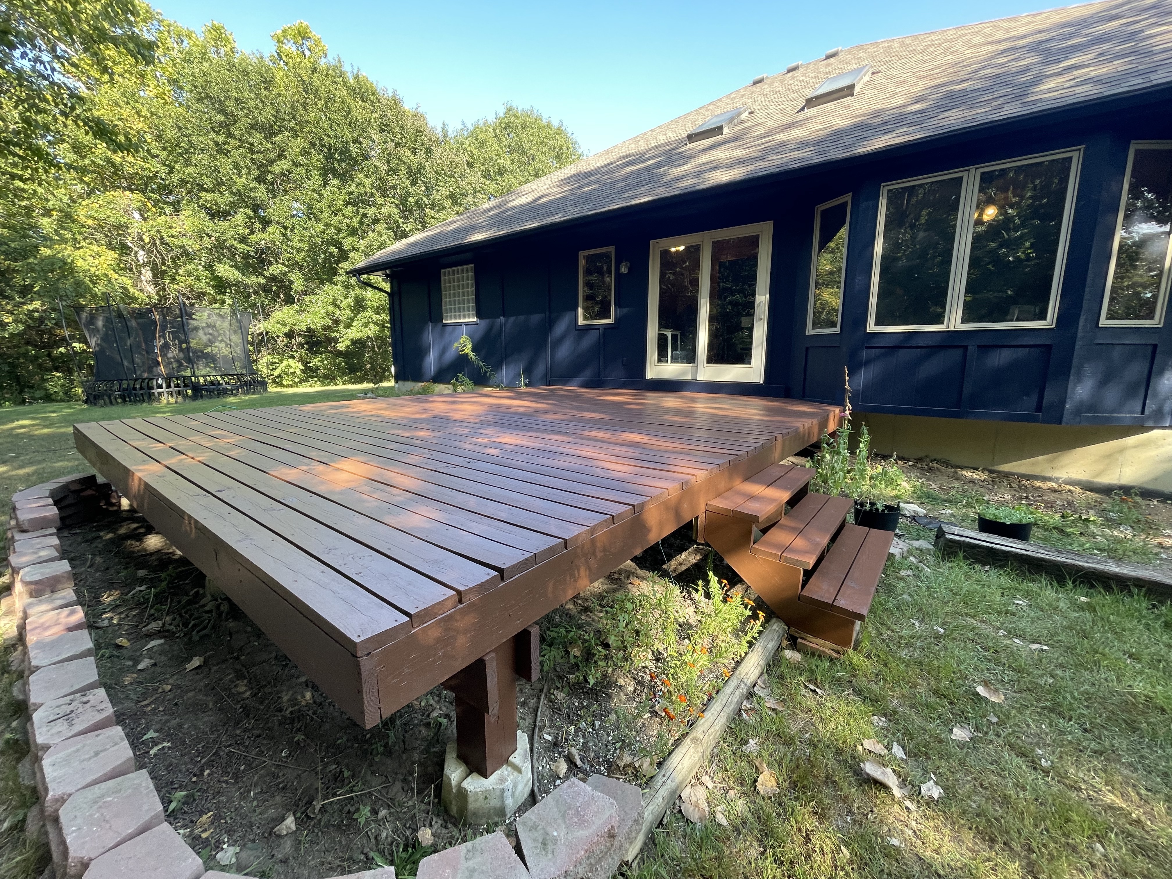 Deck Stain Restoration in Pleasant Hill, MO by Red Letter Painting