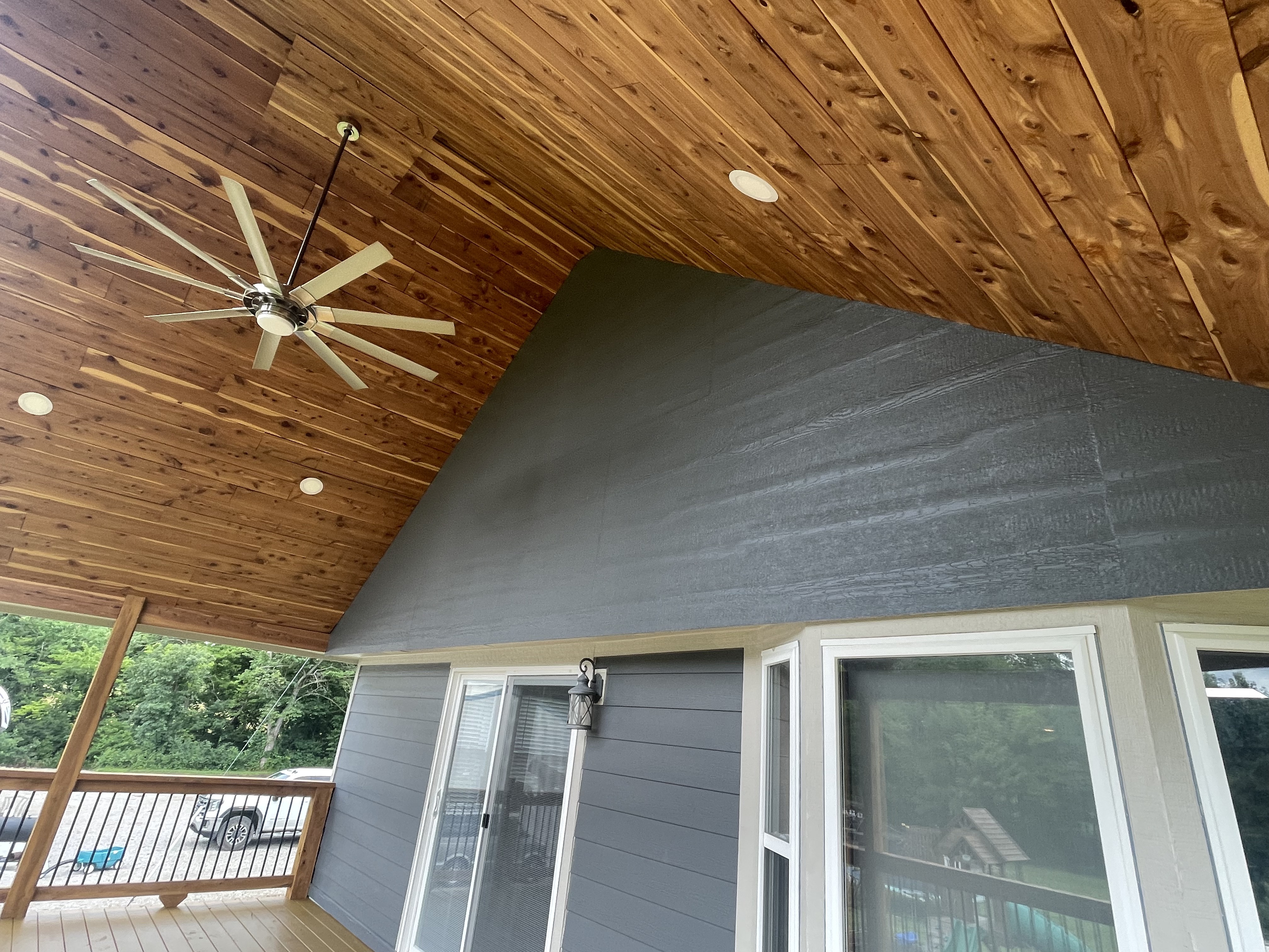 Deck Stain Restoration 2 in Raymore, MO by Red Letter Painting