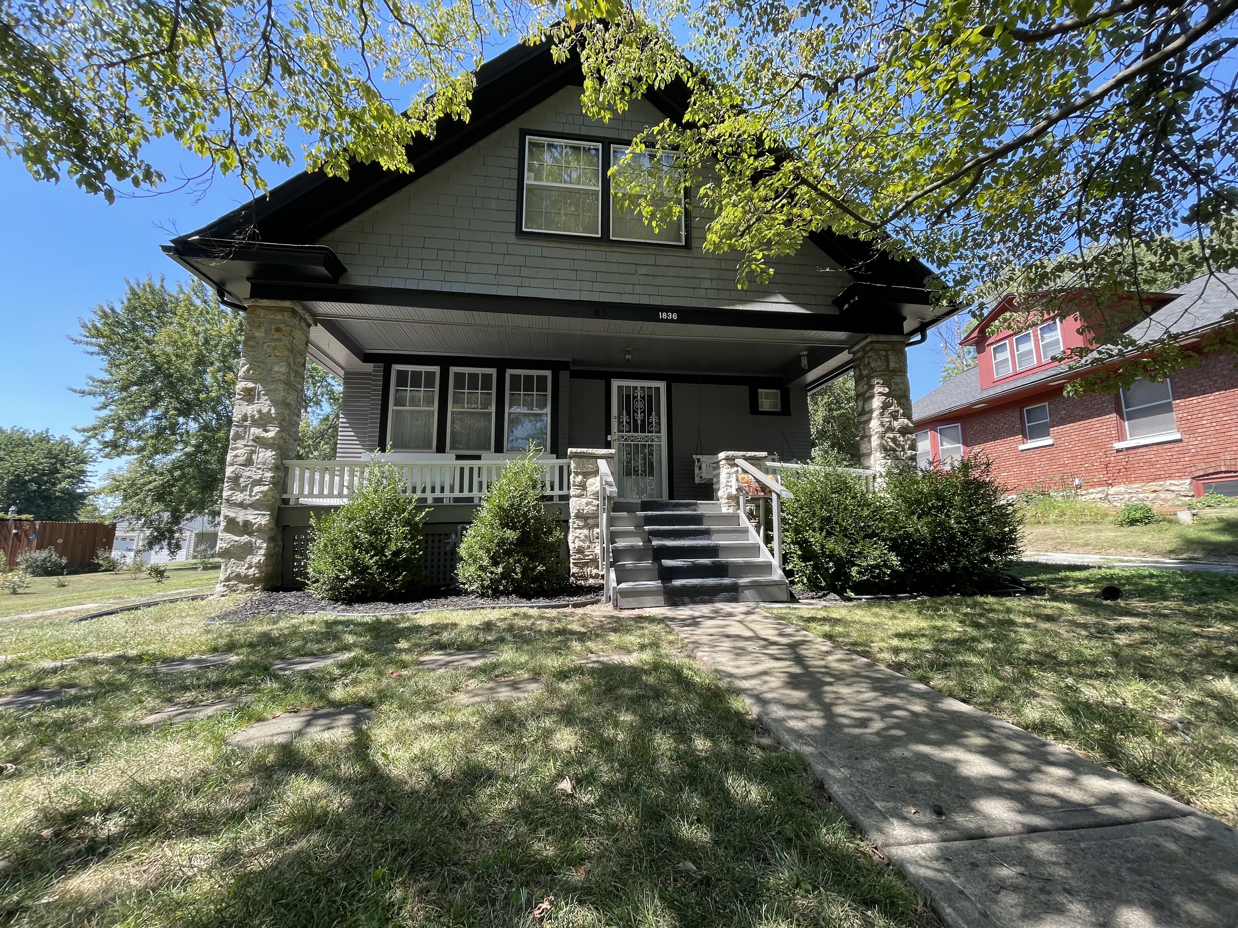 Historic Craftsman Home Exterior Painting in Independence, MO by Red Letter Painting