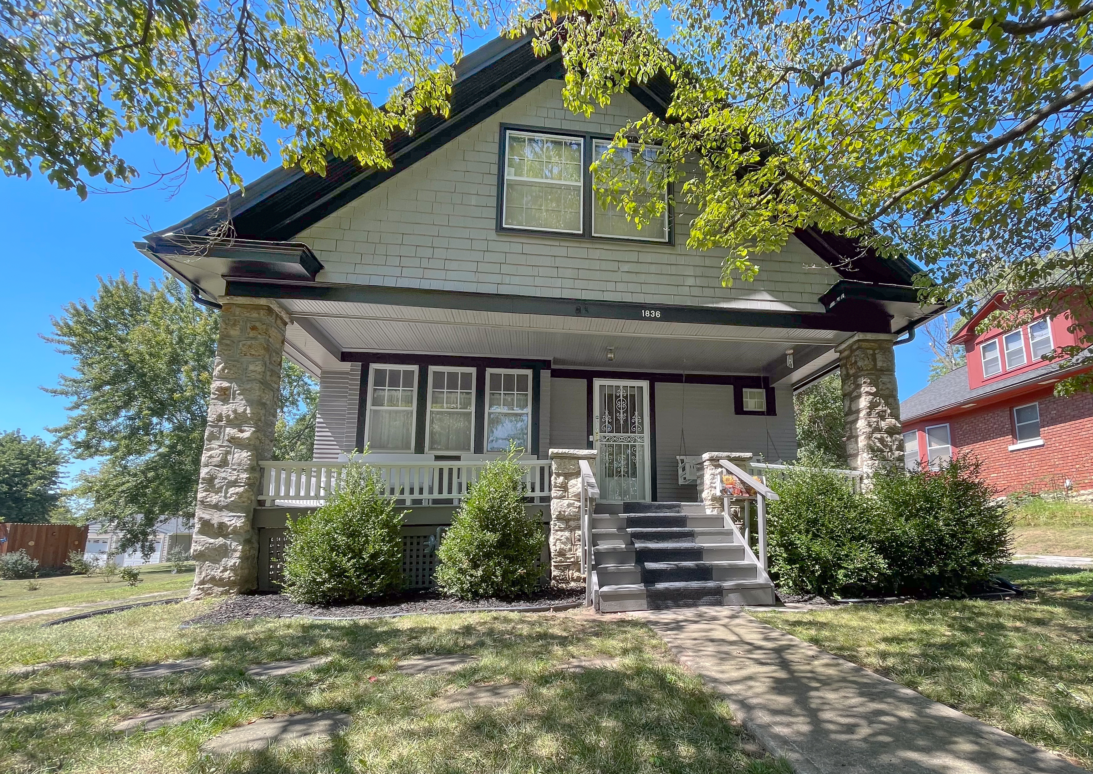 Historic Craftsman Home Exterior Painting in Independence, MO by Red Letter Painting